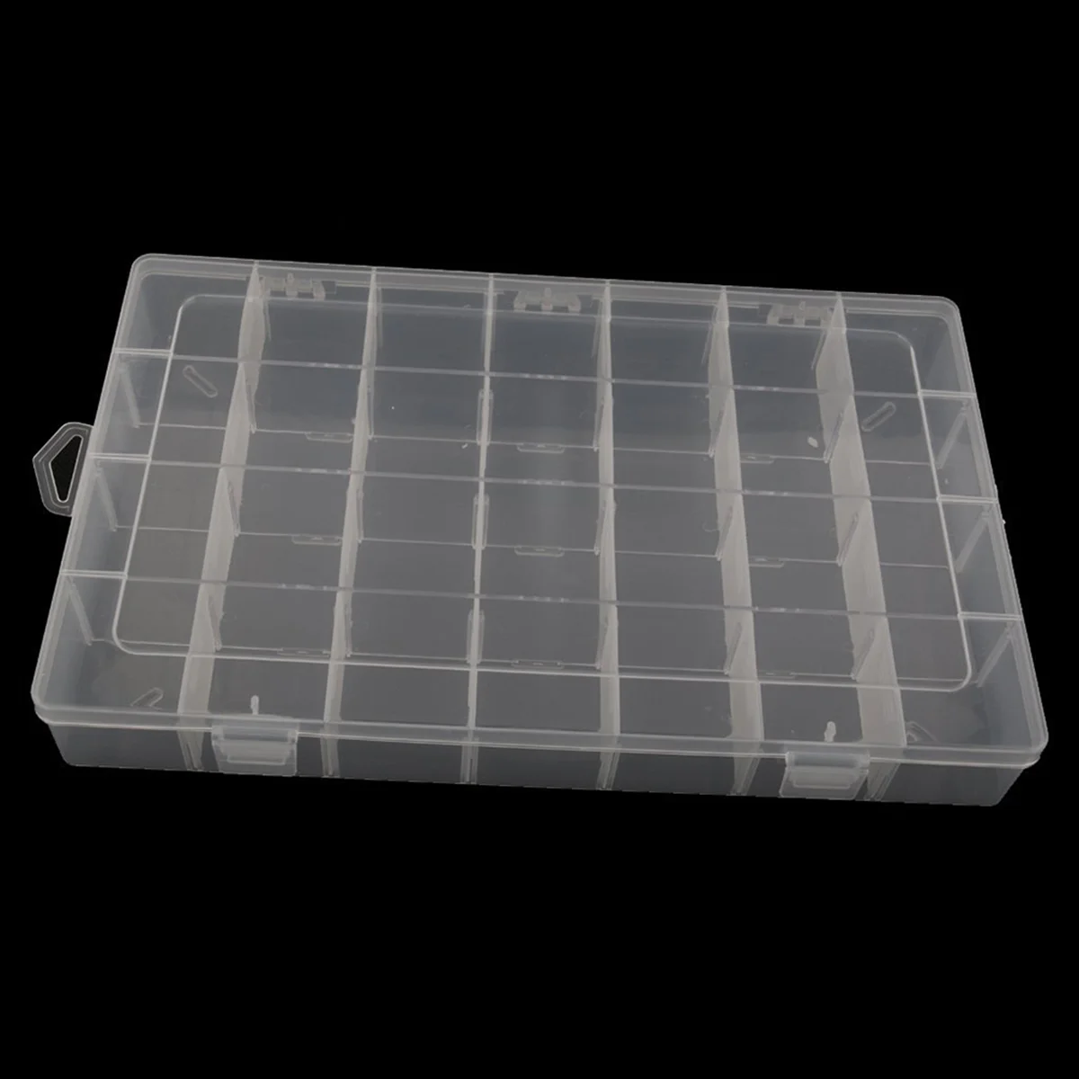 

28-Grid Adjustable Jewelry Container Organizer Box Case Storage with Removable Dividers