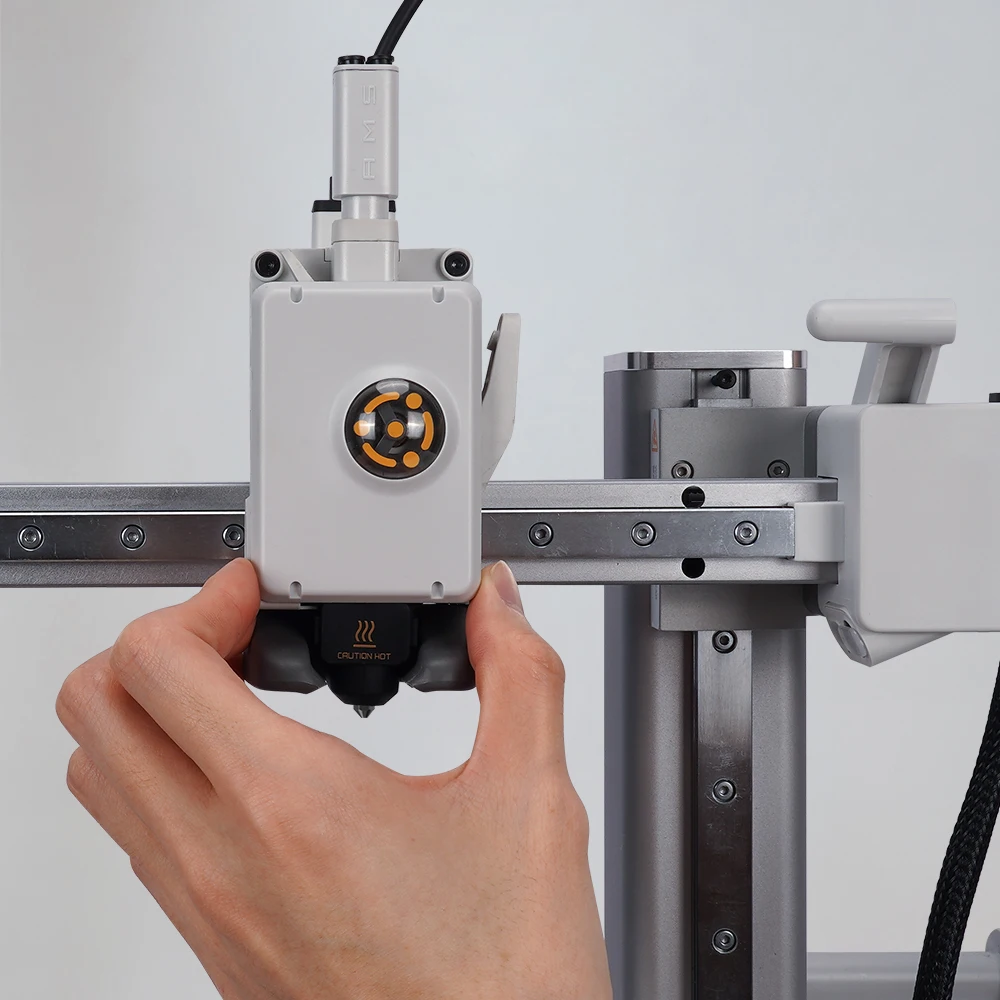 Фото Комплект Hotend для Bambu Lab A1/A1 Mini, быстрая скорость, сборка горячего конца, 0,2/0,4/0,6/0,8 мм, сопло из закаленной стали, часть 3D-принтера №4