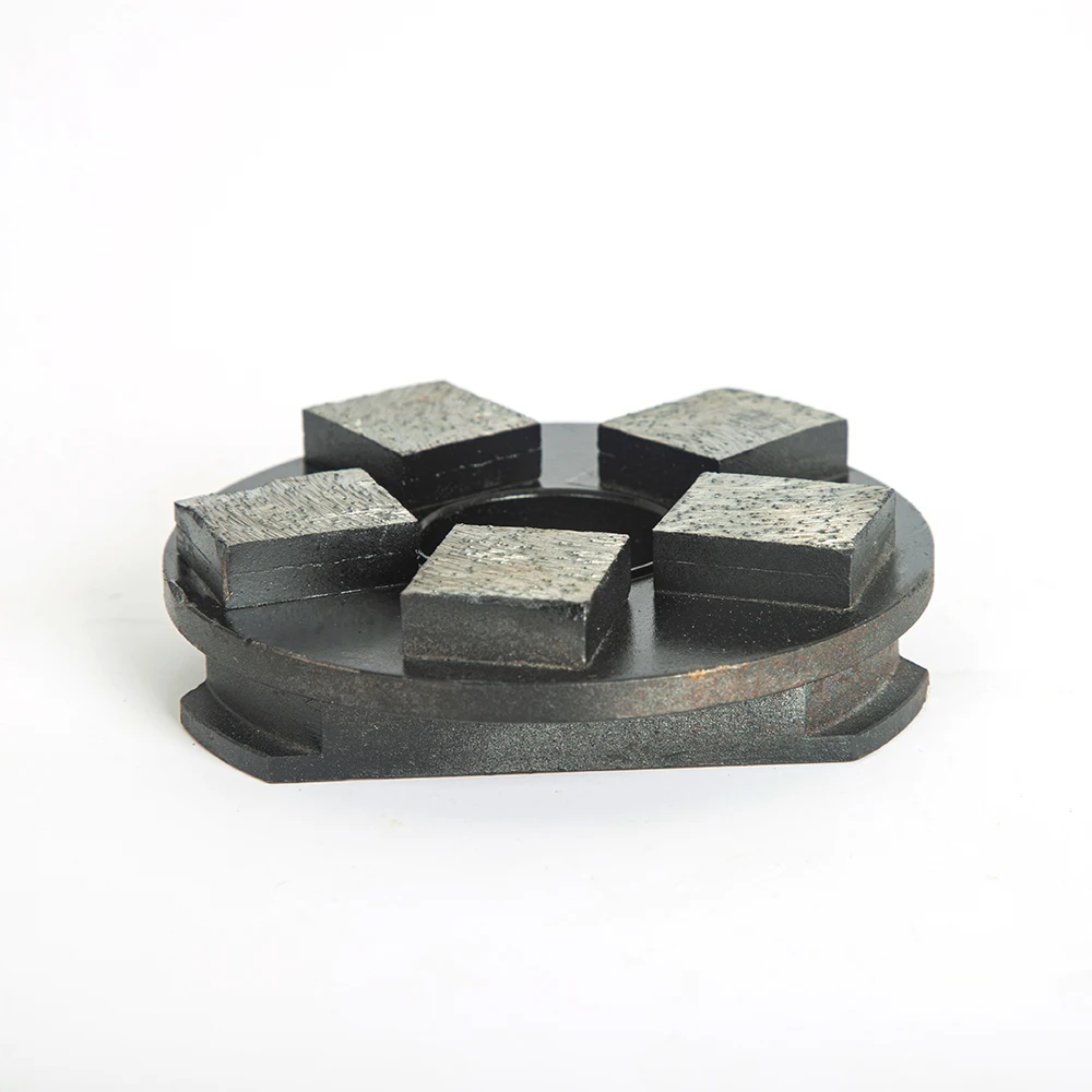 94mm Concrete Floor Stone Diamond Metal Six Teeth Cement Floor Grinding Block Abrasive Tools For Polishing Stone