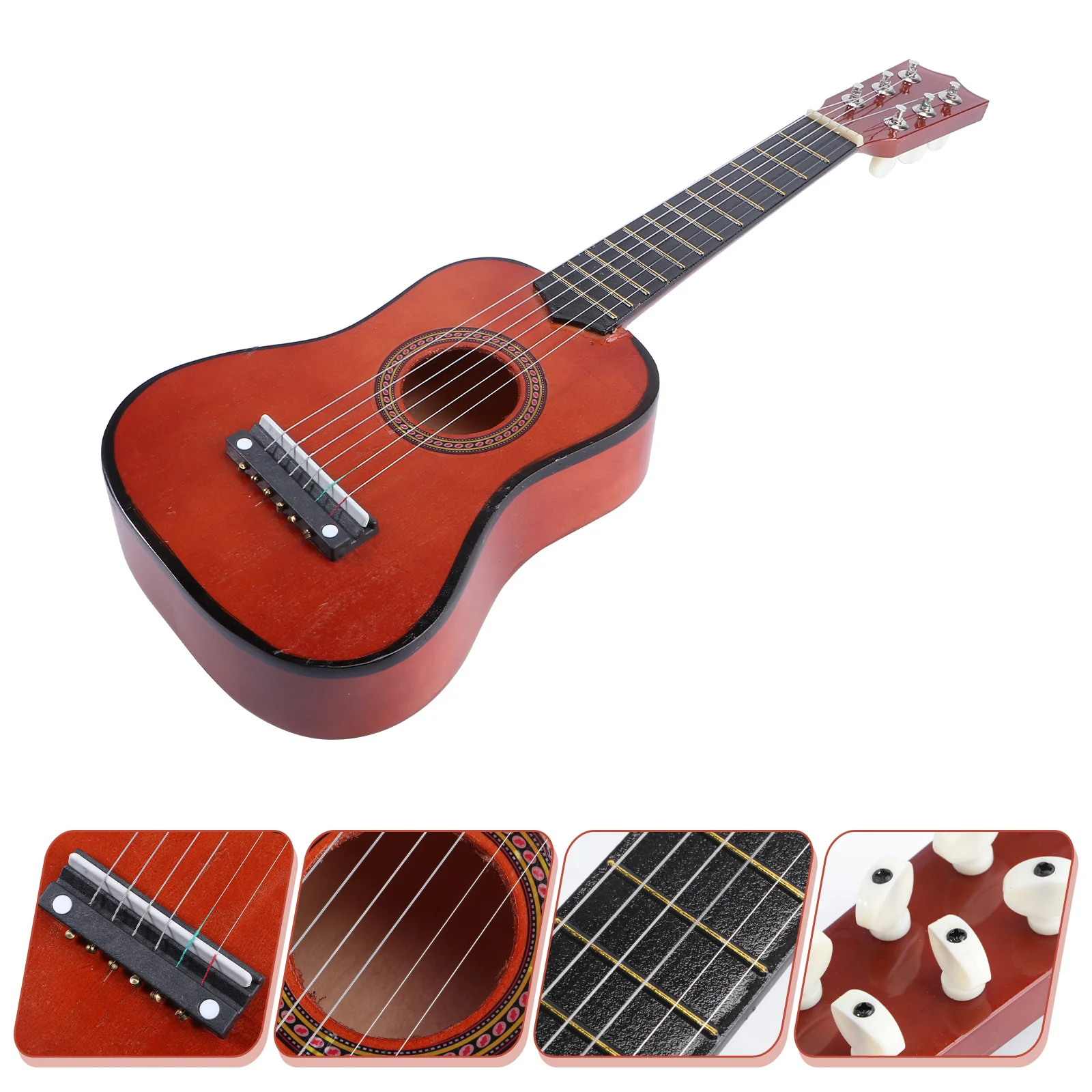 

21inch 6 String Acoustic Guitar Wooden Guitar Kids Junior Guitar Starter with Pick and Guitar Strings for Beginners Learning