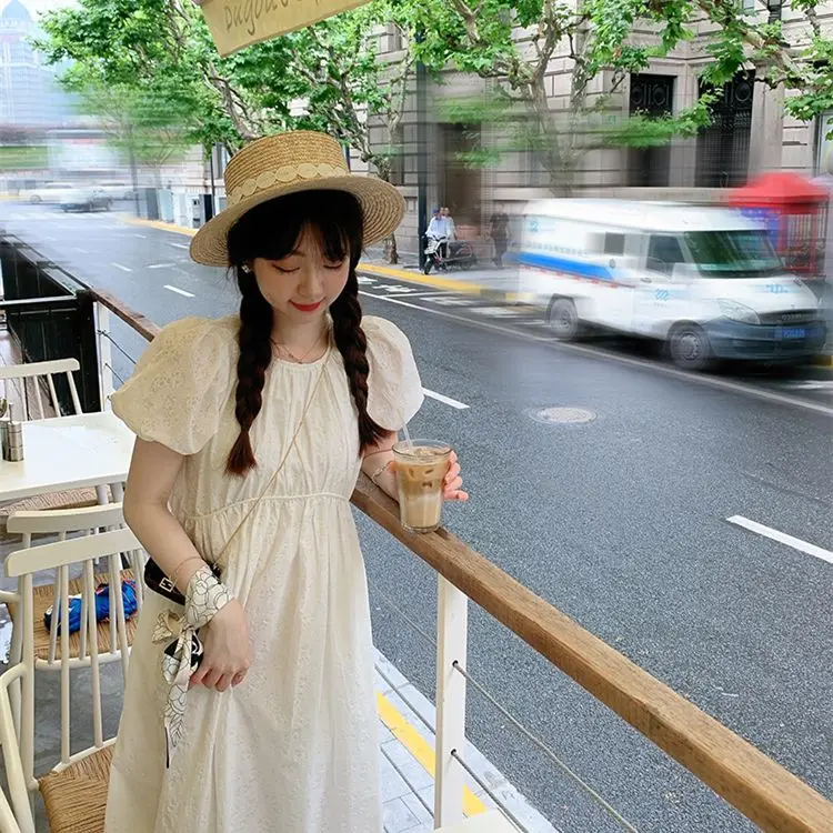 

COIGARSAM Summer Women's Dress 2021 2022 New French Style Dresses Dropshipping