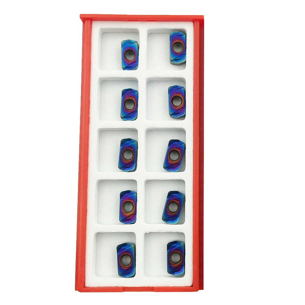 

10PCS LNMU0303 ZER-MJ ZM1135 Fast Feed Carbide Milling Inserts For EXN03R Grooving Carbide Inserts Parting And Grooving Tool