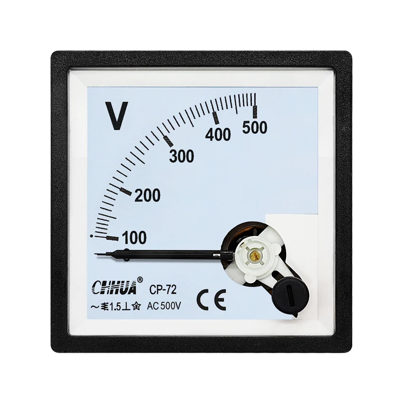CP-72 AC Anlog вольтметр 5V10V15V20V30V40V50V100V150V200V250V300V400V450V500V измеритель напряжения. Прямые