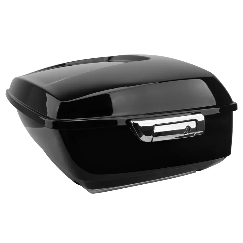 Нарезной багажник для мотоцикла + черная подкладка спинки Задняя багажа Harley Tour Pak