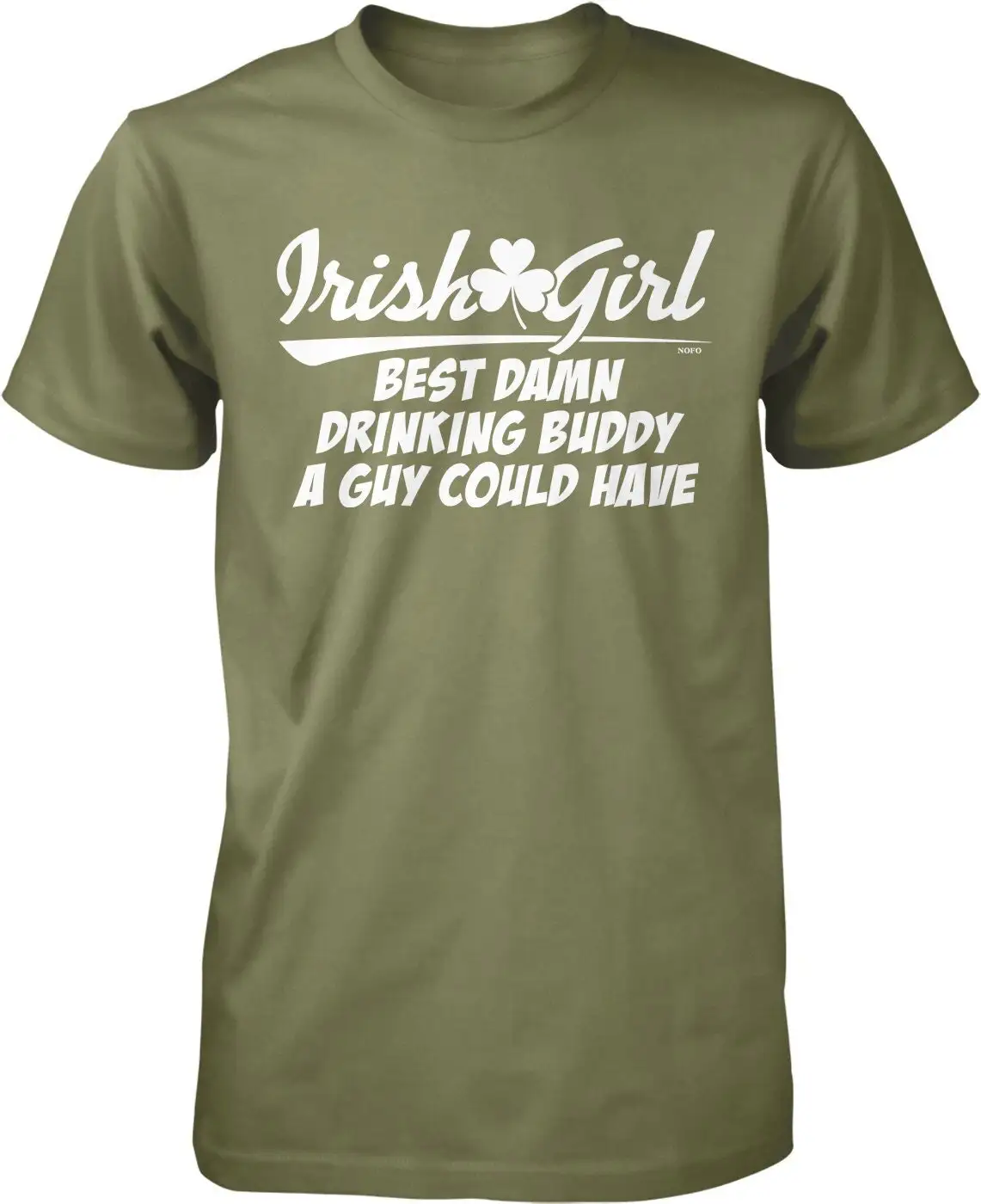 Мужская футболка Irish Girl Best Damn Drinking Buddy A Guy Could Have HOOD_00854