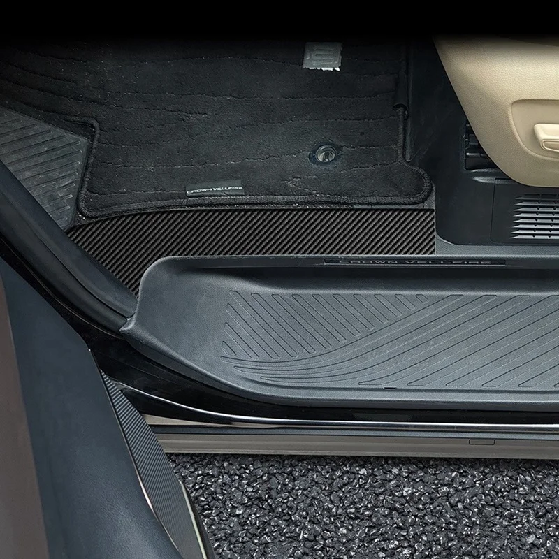 Автомобильная кожаная верхняя Наклейка для Toyota ALPHARD/VELLFIRE 40 серии 2023 + полосы на