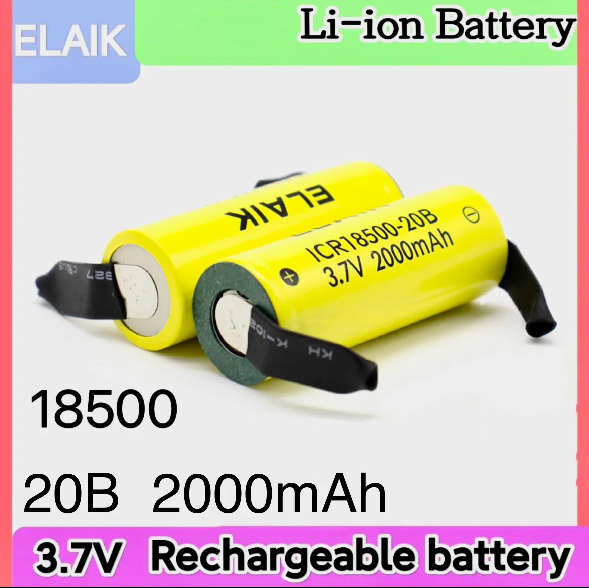 Литий-ионная аккумуляторная батарея Recarregavel для светодиодного фонарика + никель