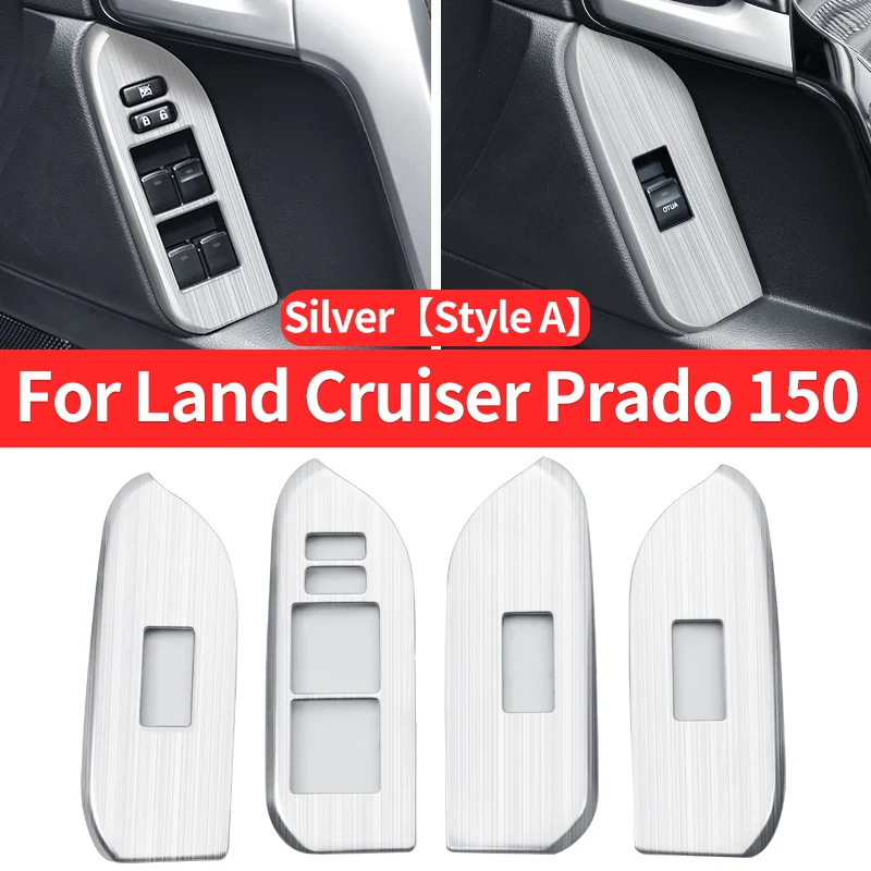 

Правый руль стекла подъемника кнопки панели модификации, для 2010-2023 Toyota Land Cruiser Prado 150 Lc150 внутренние аксессуары