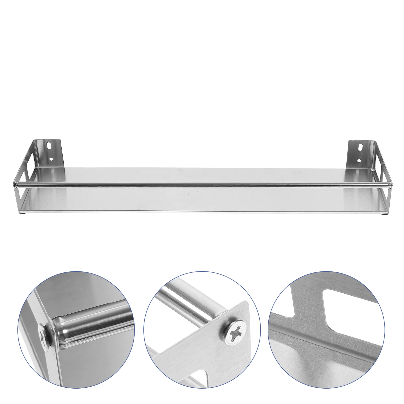 

Kitchen Storage Rack Stainless Shelf Pantry Shelves Organizer Rack Spice Jar Kitchen Wall Rack Stainless Steel Jars Rack