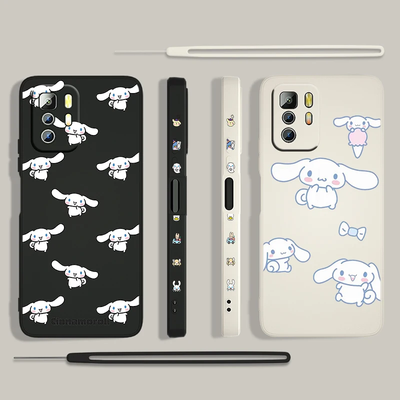 Чехол Sanrio в стиле аниме Cinnamoroll для Xiaomi Redmi Note 11 11S 10 10S 9 9S 9T 8 8T 7 5 Pro 4G |