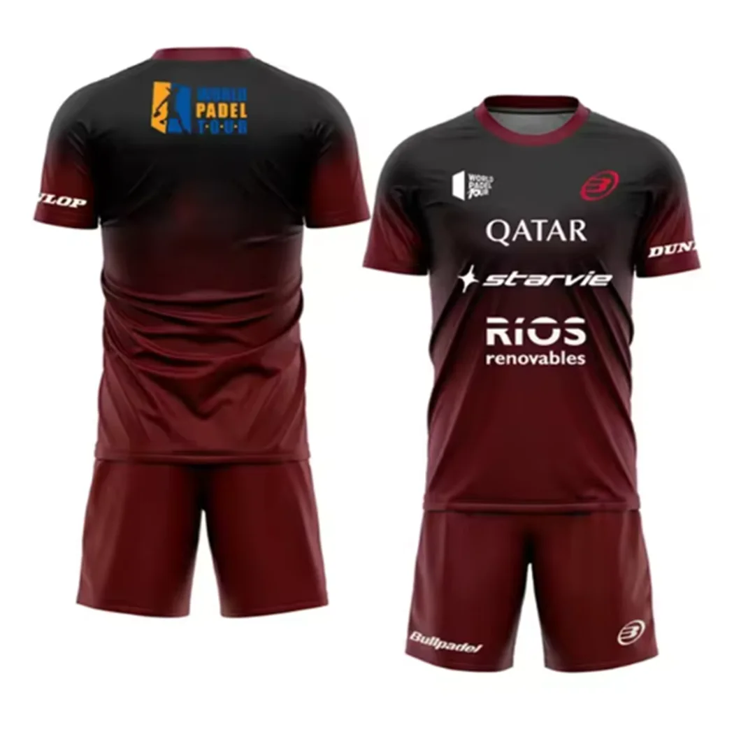 Мужской Теннисный Тренировочный Комплект Быстросохнущая Летняя Спортивная