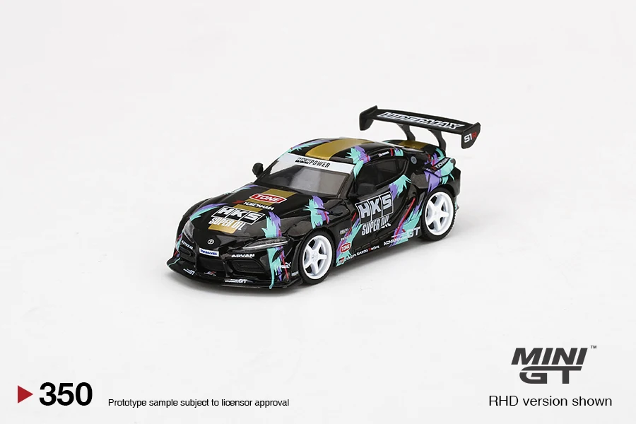 

MINIGT 1:64 HKS Toyota GR Supra (A90) 2020 Tokyo Auto Salon MGT00350-R RHD Car Model Boy Toy model