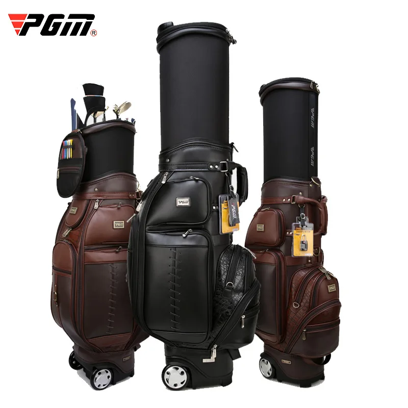 

PGM Profession Golf Telescopic Standard Bag Tugball Bag Durable Hard Shell Multifunctional Ball Pack Microfiber Leather QB044