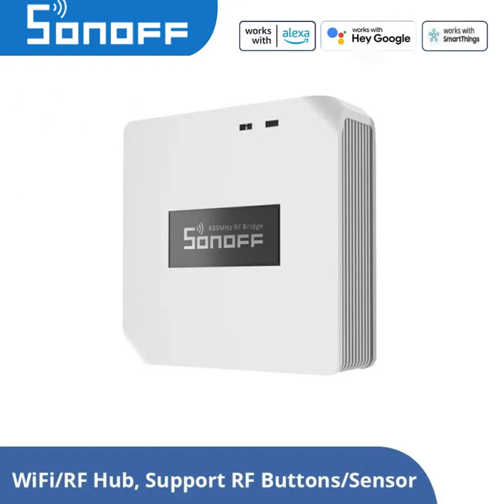 SONOFF RF BridgeR2 умный Wi-Fi-концентратор RF433MHz и поддержка Wi-Fi-протокола радиочастотная