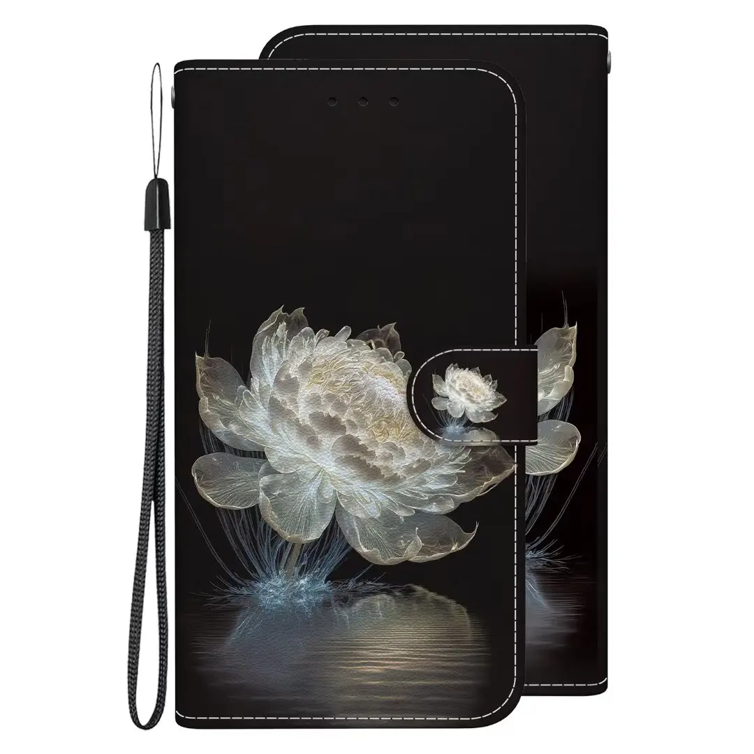 Чехол для TECNO Camon 18P 18i 18 Premier Spark 8T 8 8P 8C 7 PRO G0 2022 Pova 2 LD7 POP 5P Phantom X Leather New Painting Cover