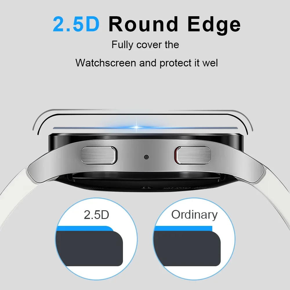 Закаленное стекло для Samsung Galaxy Watch 456 40 мм 44 мм 5pro 45 мм Защитная пленка для экрана Galaxy Watch 6 Classic 43 мм 47 мм (art.: 3920c81a02743) - 3920c81a02743