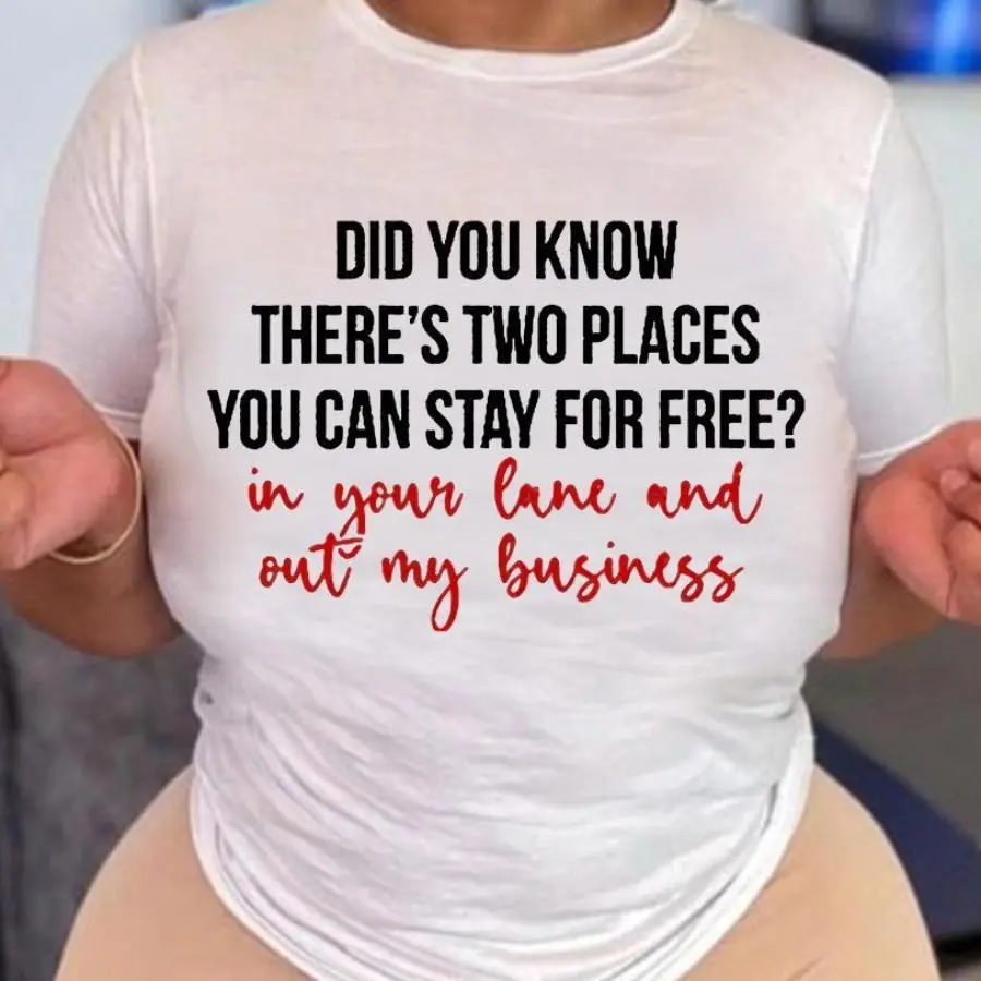 

Letter Print T-shirts Fashion Casual New O Neck Short Sleeve Summer Crop Top 2023 Women Tops