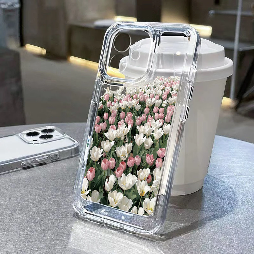 

Clear Flower Case For Xiaomi Redmi Note 12 Pro Fundas Redmi Note 11 10 9 8 Redmi 12C 11A 9C NFC 9A 10C 9s 10s 11s Silicon Covers