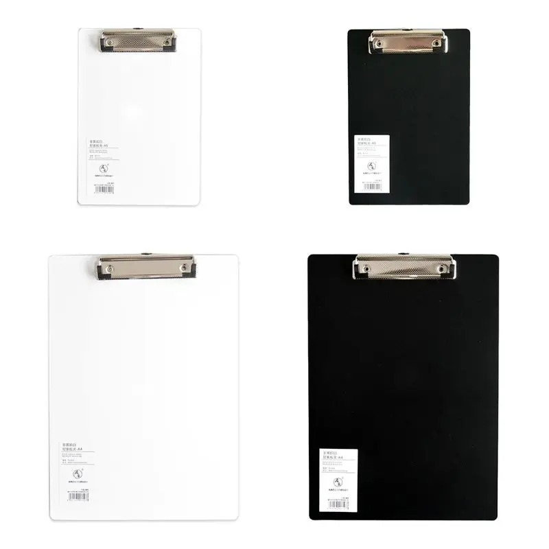 Simple A4 A5 Notepad Memo Pad Board Clip Loose-leaf Notebook File Writing Clamps
