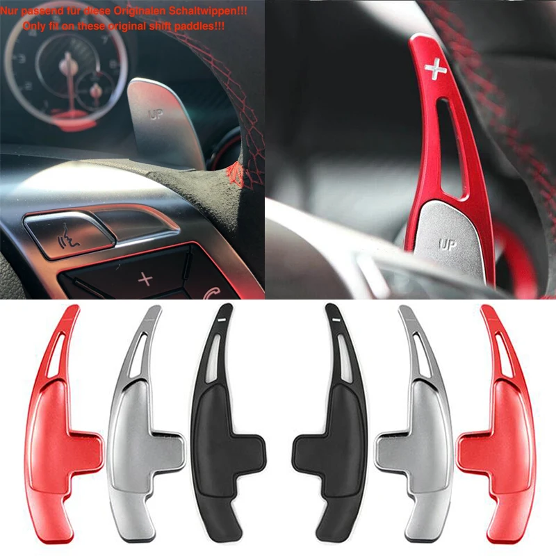 Алюминиевые переключатели передач на руль сменные для Mercedes Benz AMG A45 CLA45 C63 C65 S63 GLA45