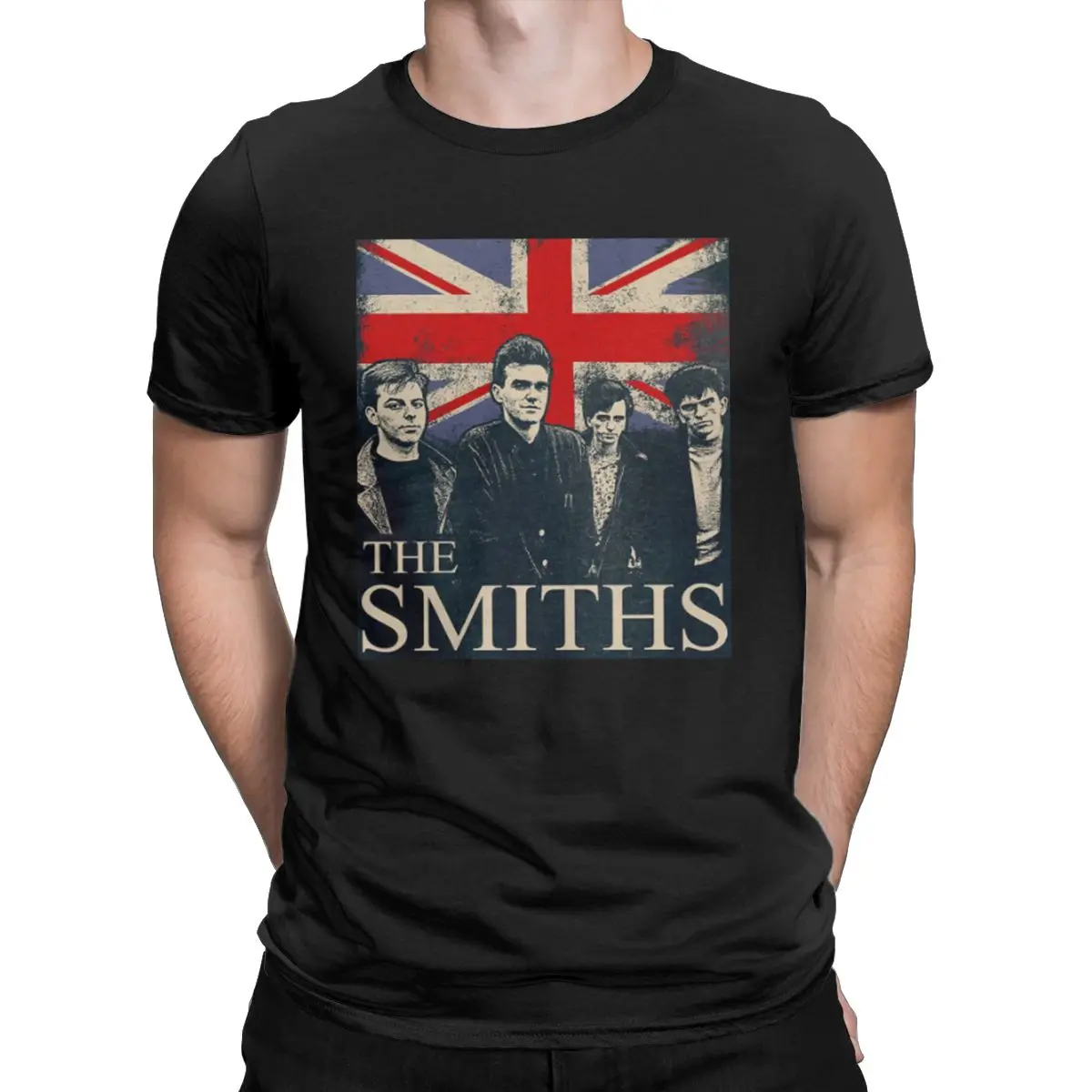 

Мужские футболки The Smiths Queen, Забавные футболки из чистого хлопка, футболка с коротким рукавом и круглым вырезом, одежда с графическим принтом