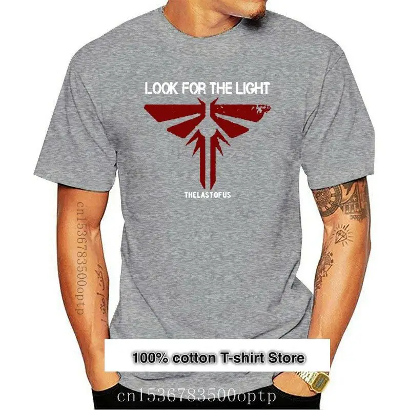 

Camiseta negra The Last Of Us Look For The Light Fireflies, camiseta de talla grande S hasta 3Xl, novedad de 2021