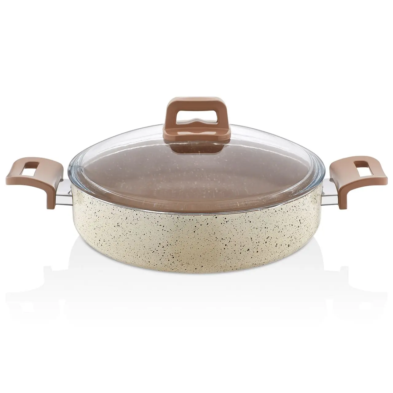 

Cream color 30 CM granite pressure pot