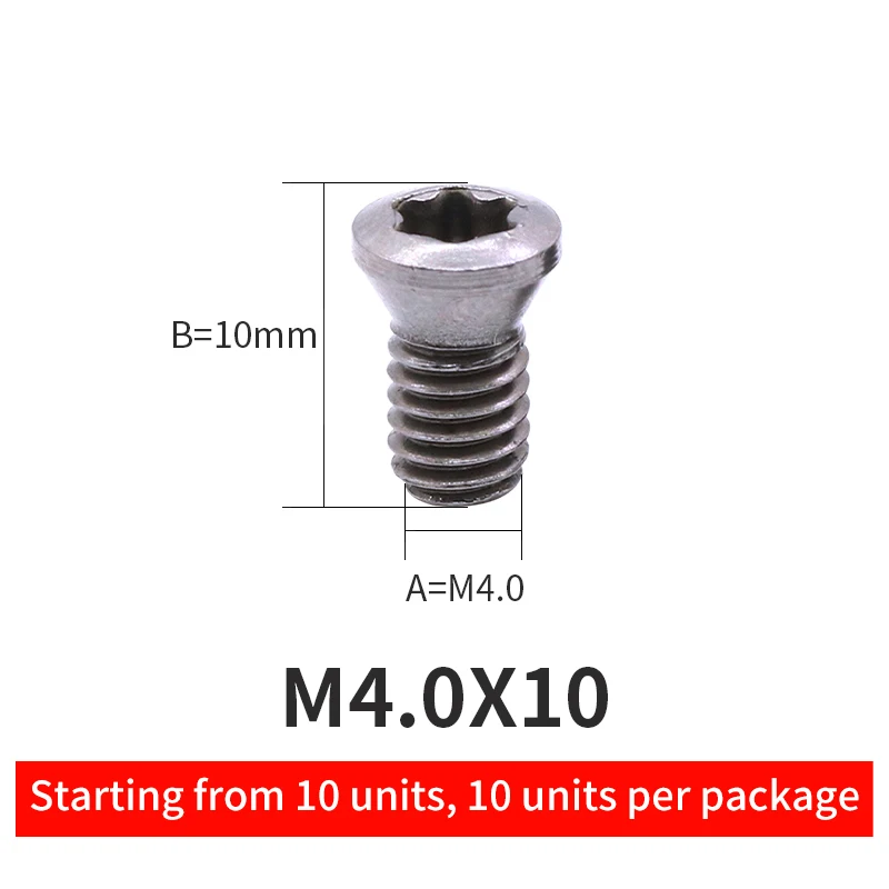

MZG 50 шт. звездообразные винты, поворотный держатель инструментов, фреза, стандартная обработка с ЧПУ, инструмент для снятия фаски винты