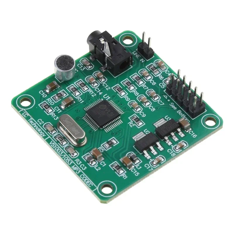 VS1053 Макетная плата модуля MP3 со встроенной функцией записи. SPI-интерфейс.