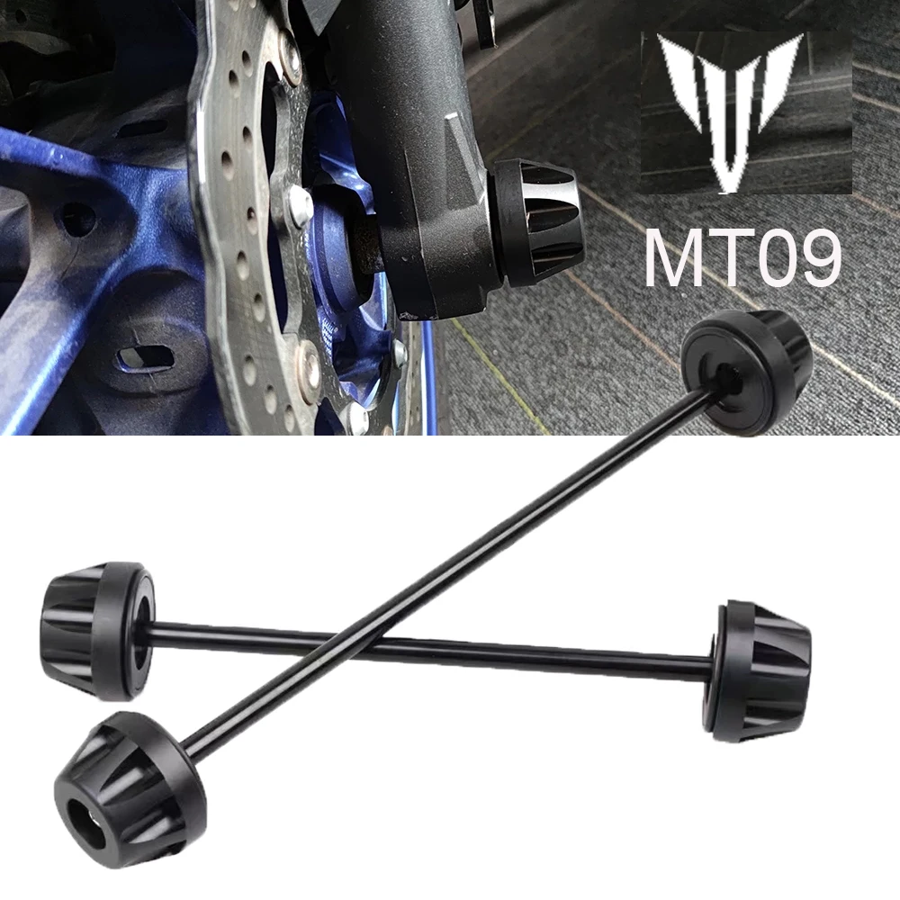 

Motorcycle Wheel Protector MT09 FZ 09 Rear Front Axle Fork Crash Slider For YAMAHA MT09/SP FZ09
