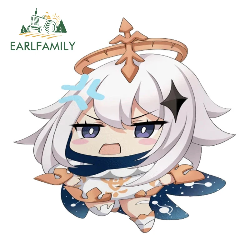 EARLFAMILY 13 см x 12 5 для Genshin ударопрочные аниме автомобильные наклейки доска серфинга