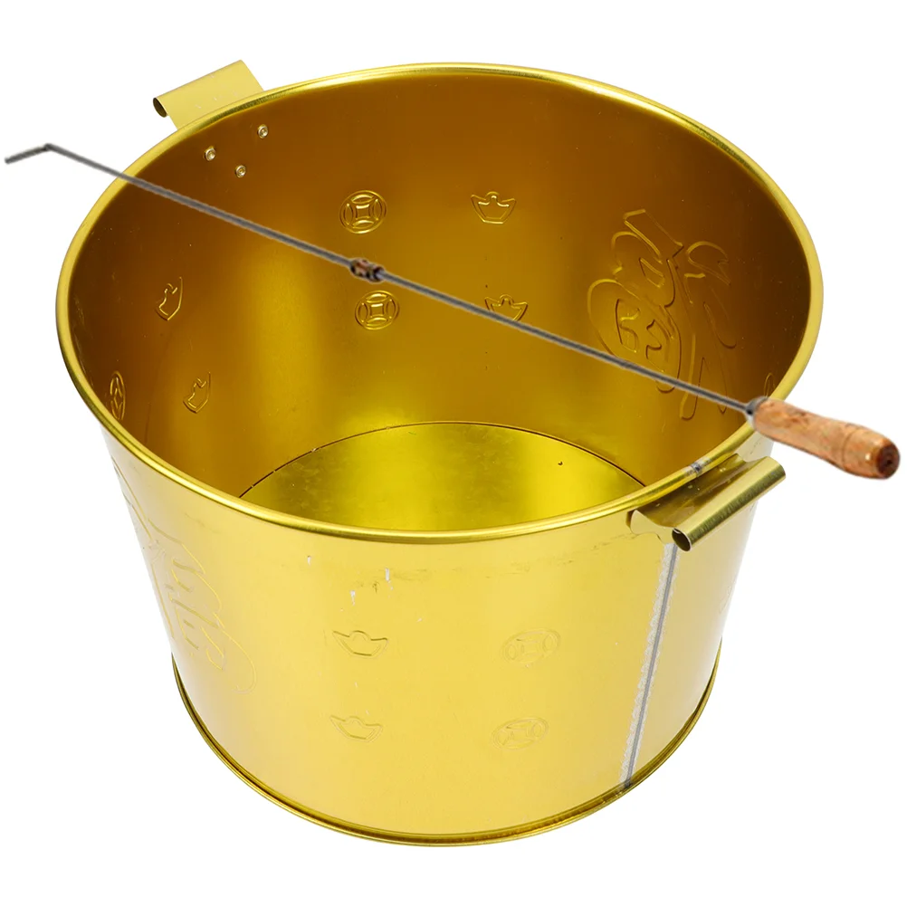 

Incinerator Burn Paper Cage Fire Money Garden Burning Furnace Bowl Stove Metal Pail Bin Rubbish Camping Wood Offering Smudging