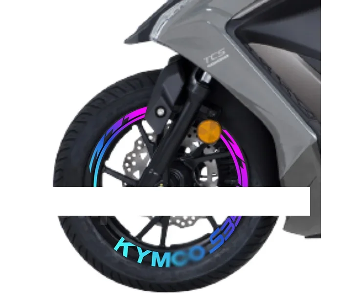 Новинка Высококачественная наклейка на колесо для мотоцикла KYMCO xcytos350 полосатый