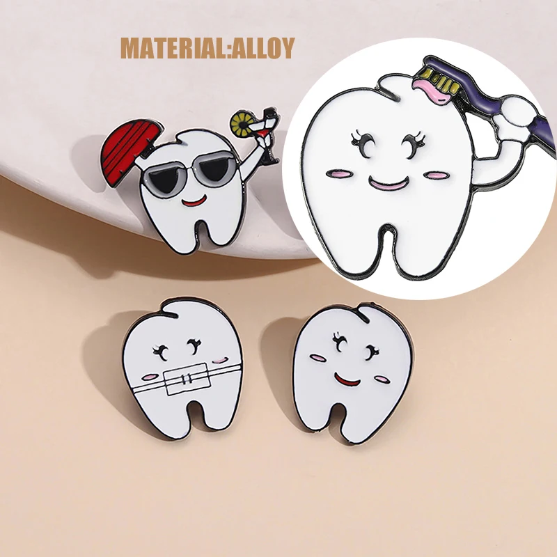 

Мультяшный дизайн любовных зубов забавное выражение брошь из сплава аксессуары для одежды модный Индивидуальный значок для шапки Санты
