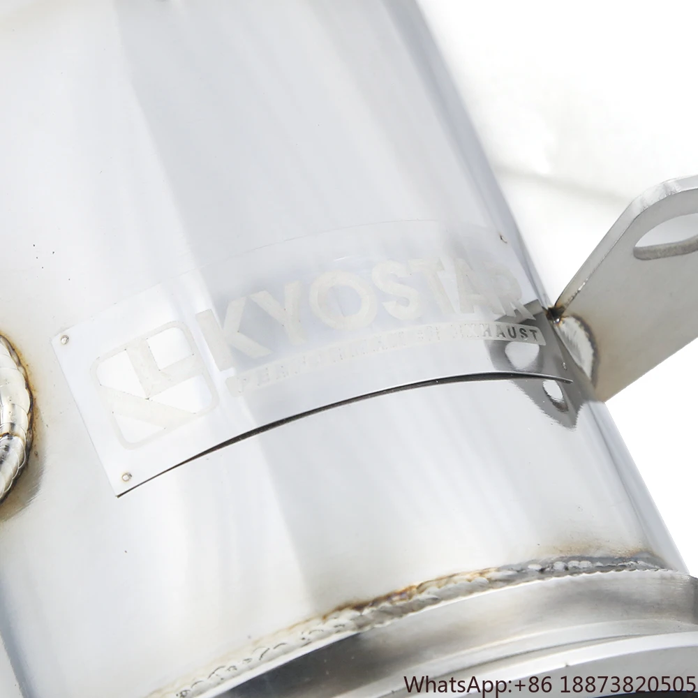 KYOSTAR SS304 Тестовая труба Race Downpipe для Porsche 911 992 Carrera Targa S 4 4S Разъем водосточной трубы