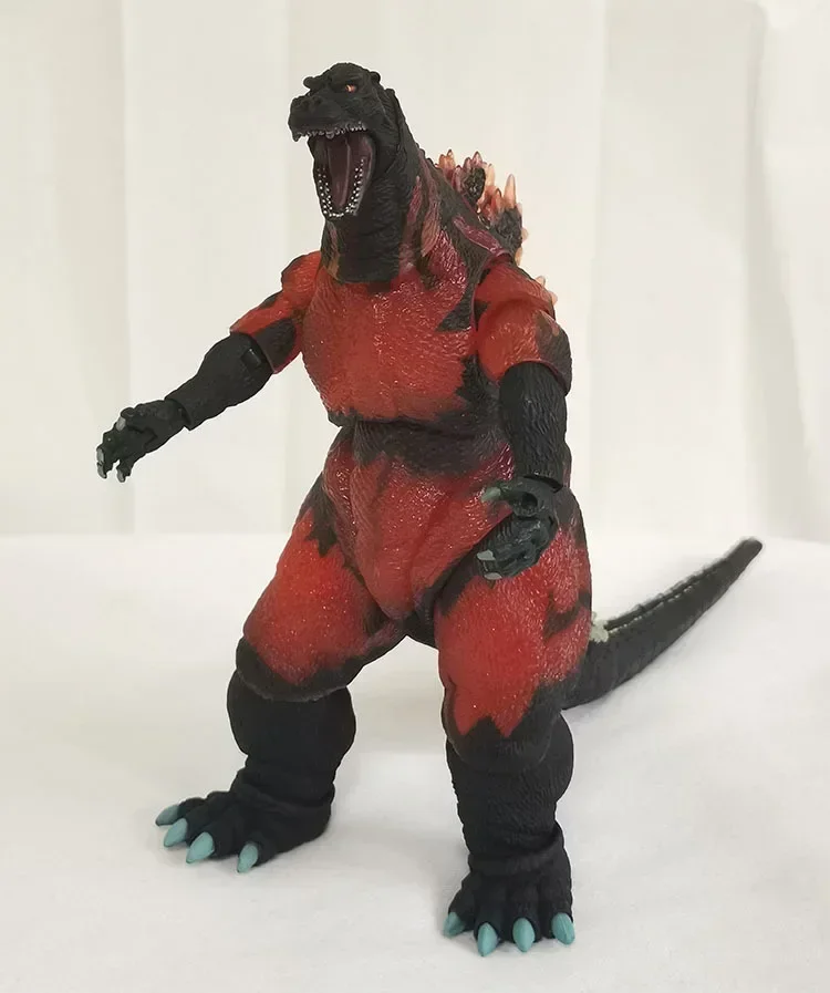 Фото Фигурка героя фильма NECA 1995 Red Fire Godzilla burn, артикулированная, ПВХ, подарок для детей, 18 см №5