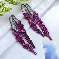 missvikki facebook ins style luxury gorgeous classic pendant earrings for women bridal wedding girl daily jewelry high quality