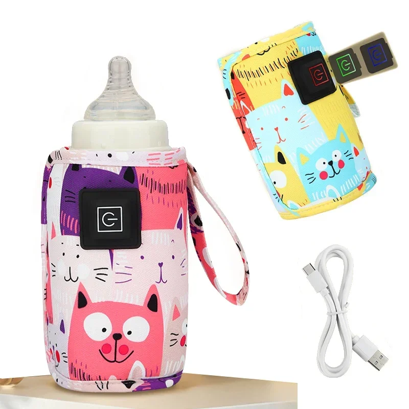 Портативная сумка для молока и воды с USB-подогревом изоляционный чехол из ткани