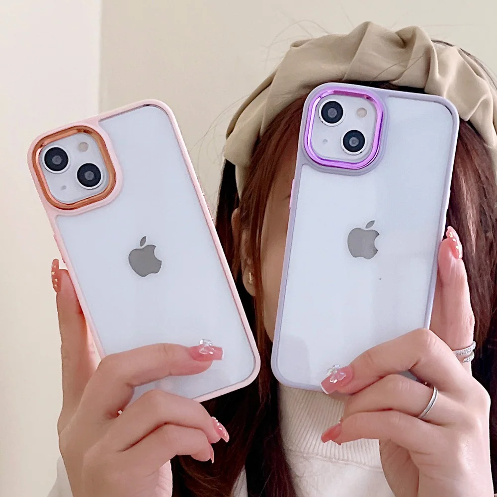 

3 in 1 Frame Shockproof Phone Case For iPhone 13 Case Clear Funda iPhone 11 12 Pro Max 7 8 6 Plus XR X XS Max SE 2 3 Case Cover