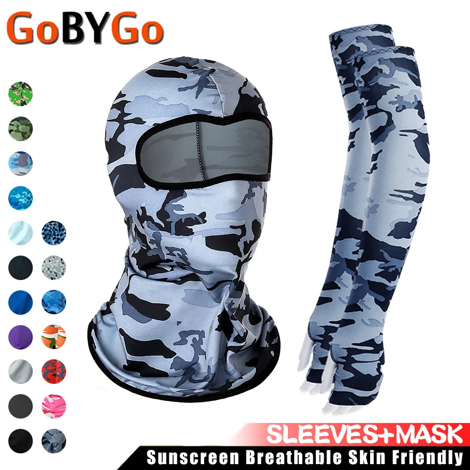 

Sunscreen Cycling Sleeve Soft Skin Friendly Headgear Comfortable Breathable Elasticity Outdoor Sports Combination Unisex