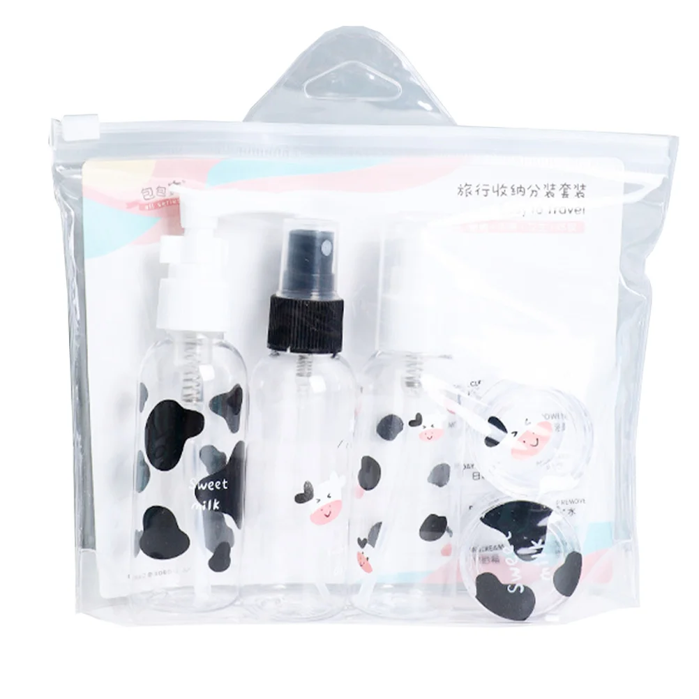 

1 Set Cleaning Product Bottle Refillable Spray Bottles Empty Sub- Packaging Bottle Kit Empty Spray Bottle