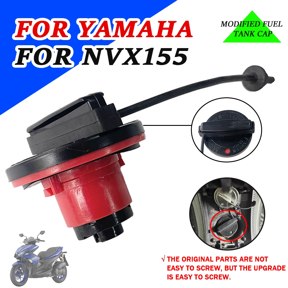 

Motorcycle Accessories Modified Oil Fuel Tank Cap Gasoline Cap Easy To Twist Screw Cover Guard For YAMAHA NVX155 NVX 155 NVX