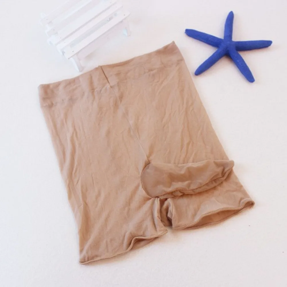 Тонкие мужские прозрачные чулки большого размера плотные бесшовные боксеры