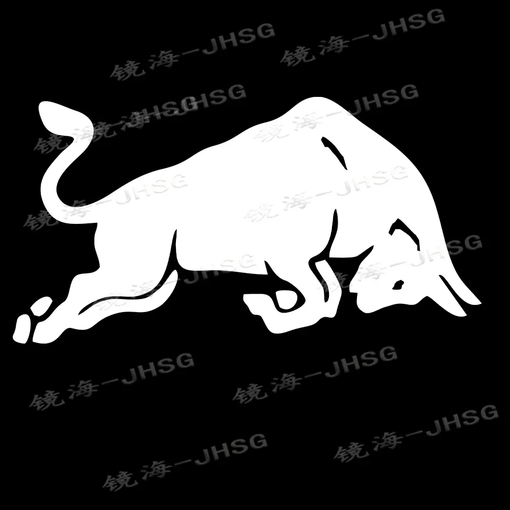 

Angry Bull забавная автомобильная наклейка водостойкая виниловая наклейка настраиваемая виниловая красная/черная наклейка в форме автомобиля