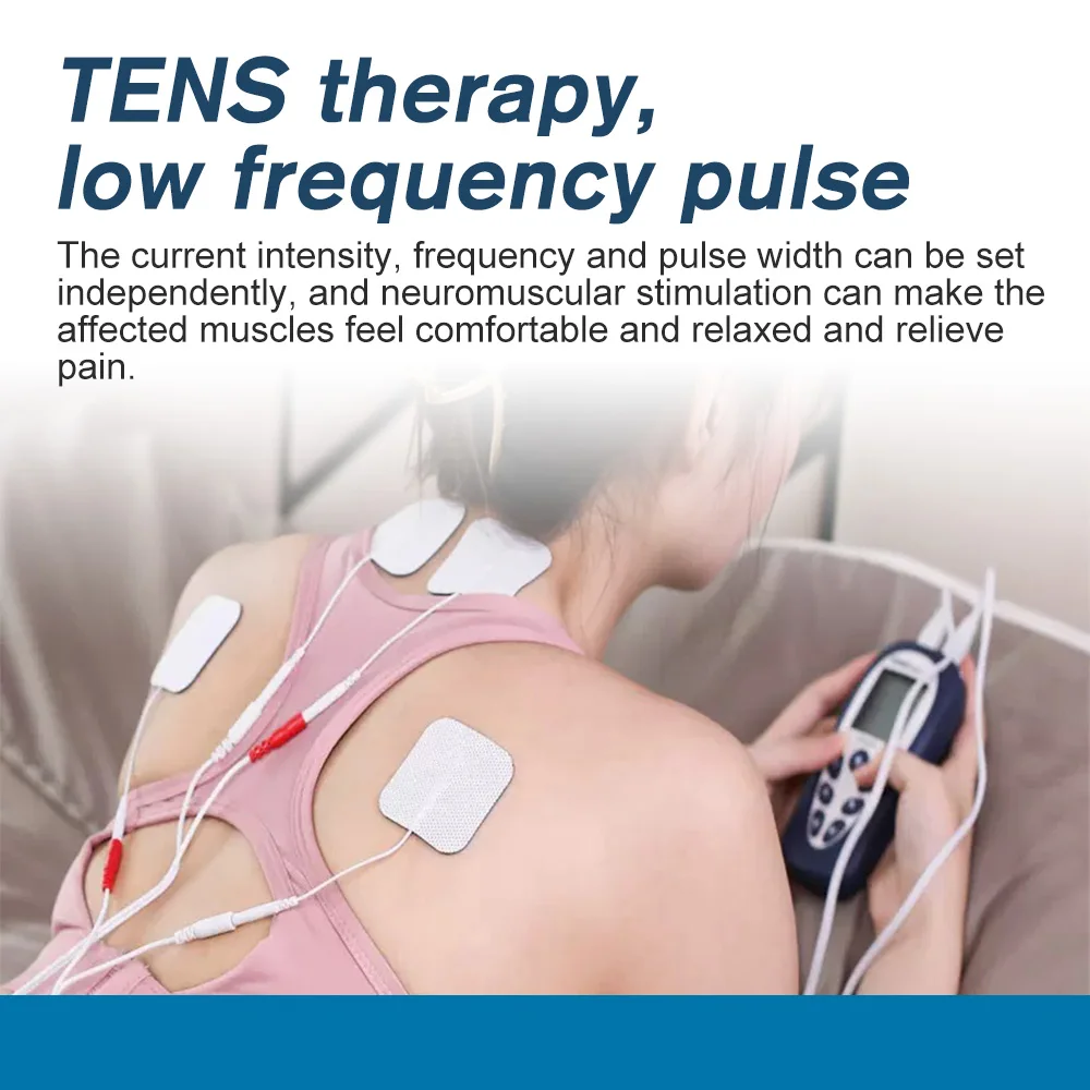 Аппарат для стимуляции мышц Tens Unit - двухканальный электронный импульсный