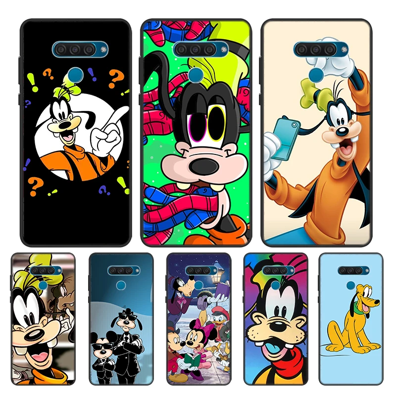 

Disney Goofy Dog For Google Pixel 6 5 5A 4 4A XL Shell For LG Q60 V60 V50 V50S V40 V35 V30 5G Black Soft Phone Case