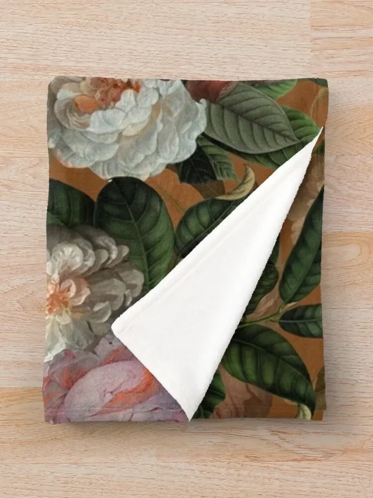 Медь Джа Дэвидс. de Heem винтажное одеяло с розами и цветами в ботаническом саду