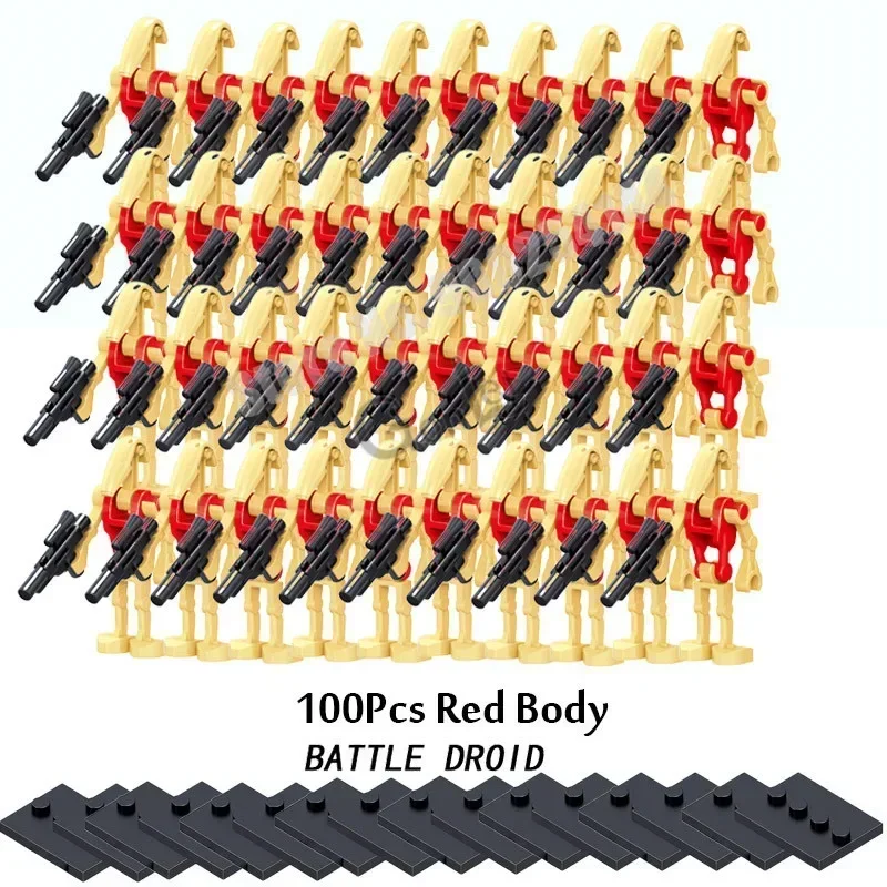 

Hot Toys 100Pcs/lot Battle Droids Trooper K2-SO Figures Building Blocks Bricks Building Model Set kits Bricks DIY Children Toys