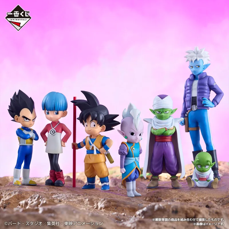 В наличии BANDAI Ichiban Kuji Dragonball DAIMA Prize A Рисунок Goku Supreme Kai Аниме Фигурка Фигурки Brinquedos
