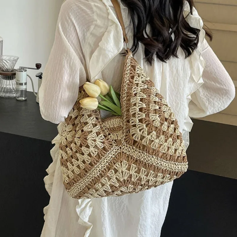 Женская плетеная сумка через плечо Jiaerdi цвет в ассортименте